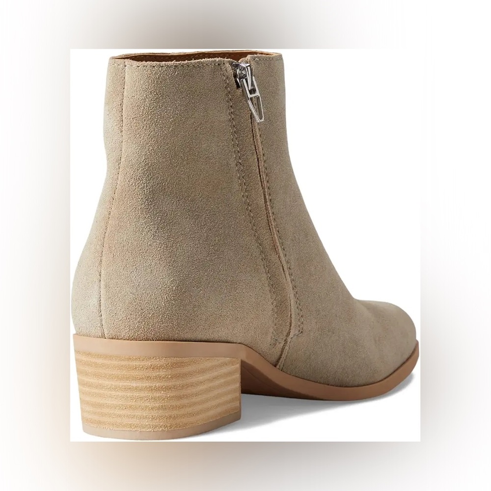 Dolce Vita Taupe Suede Ankle Boots - Picture 4 of 10